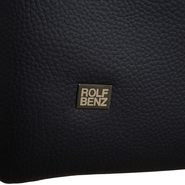 Dark Blue Leather 510 Three-Seater Sofa with Manual Function from Rolf Benz For Sale - Image 9 of 13