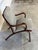 Rosewood Bentwood Lounge Chair With Grey Upholstery Danish Mid-Century Modern 1970s For Sale - Image 4 of 8