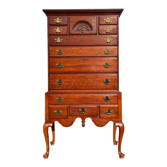 Lexington Cherry Highboy Dresser Chairish