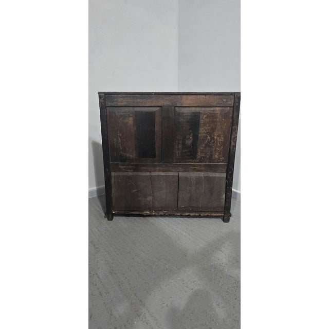 Antique Oak Hall Settle, 1700 For Sale - Image 13 of 18