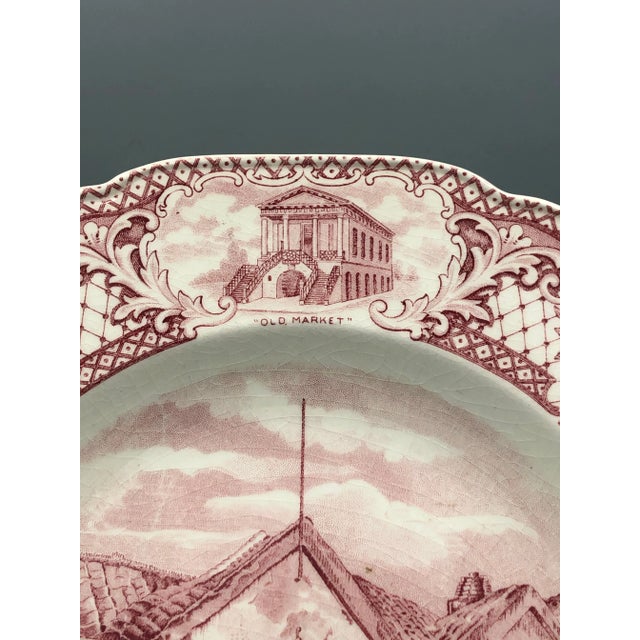 Crown Ducal 1st Edition China Hall Charleston Scene Plate For Sale - Image 4 of 11