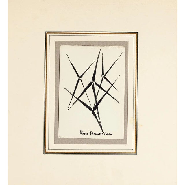 Vanes is an original artwork realized by Nino Franchina in the 1950s. Colored lithograph on paper. Edited by La Nuova...