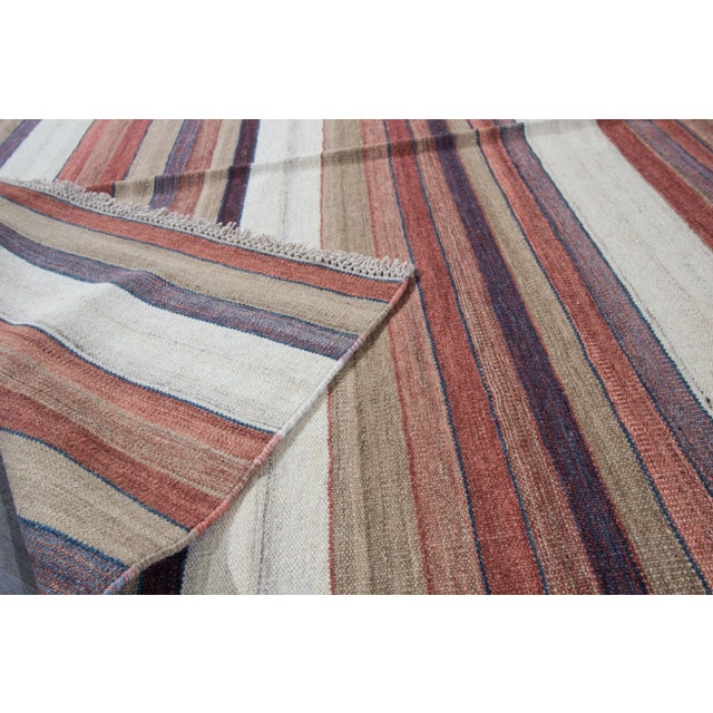 21st Century Modern Kilim Rug, 5'8" X 8'1" For Sale - Image 4 of 7