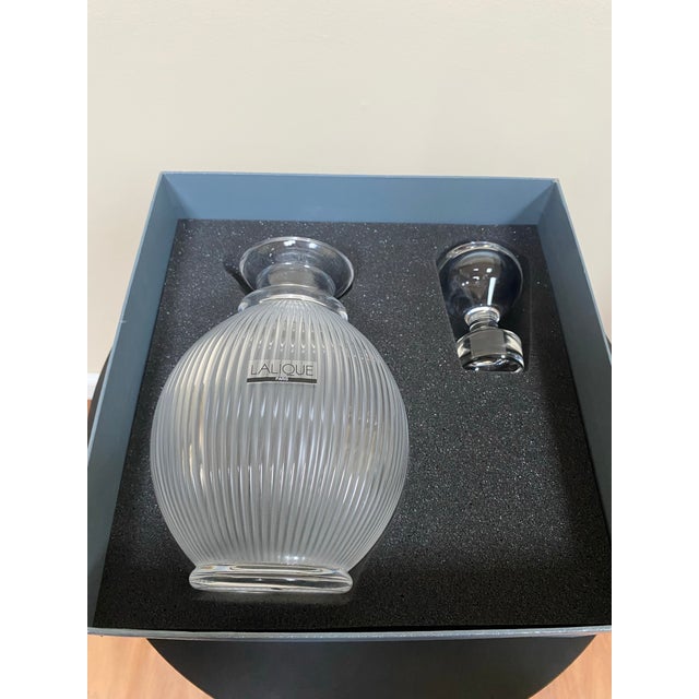 Contemporary Lalique Langeais Crystal Decanter For Sale - Image 11 of 12
