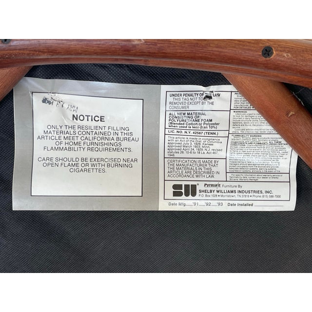 1990s Shelby Williams Target Back Rattan Dining Chairs, Set of Four, McGuire Style, Coastal, Regency, Palm Beach For Sale - Image 12 of 15