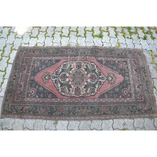 Pastel Turkish FarmHouse Decor Rug For Sale - Image 6 of 11