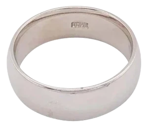 14 Karat White Gold Band Ring Wedding Band