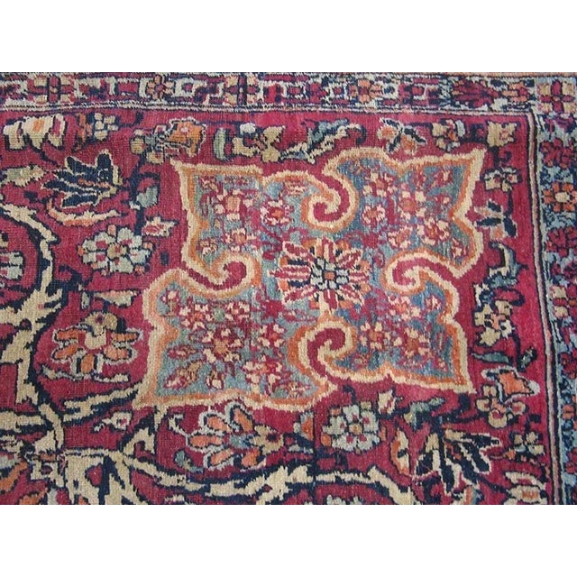 19th Century S.E Persian Kirman Laver Carpet ( 8'6" x 14'10" - 259 x 452 ) For Sale In New York - Image 6 of 8