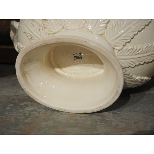 More information coming soon… Traditional Italian creamware in the form of a lidded bowl. The removable top consists of an...