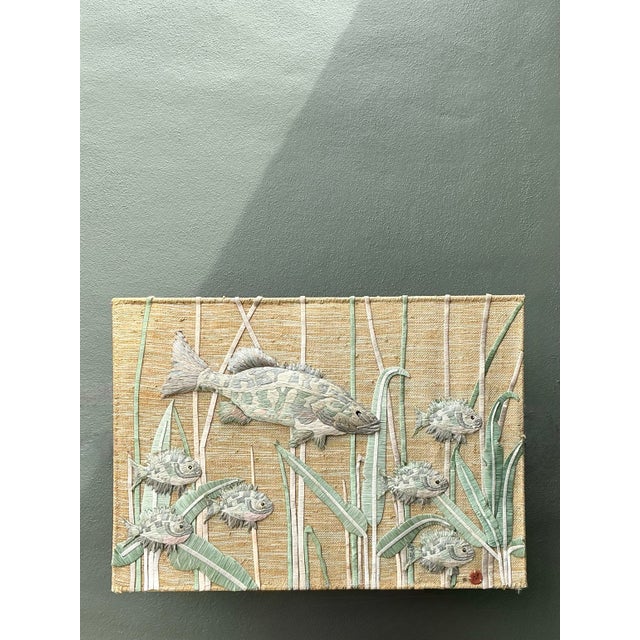Late 20th Century Vintage Don Freeman Undersea Fiber Art For Sale - Image 5 of 12