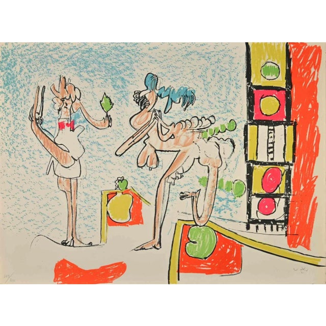 Les Mademoiselles, is an Artwork realized by Roberto Sebastián Antonio Matta Echaurren (Santiago, Chile, 1911 -...