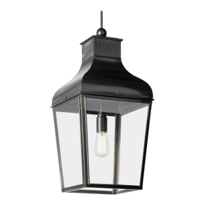 Tekna Montrose Pendant-C Pendant Light With Dark Bronze Finish and Clear Glass