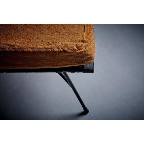 Fully Original Elettra Lounge Chair with Ottoman by Studio BBPR for Arflex. The measurements given apply to the Chair. The...