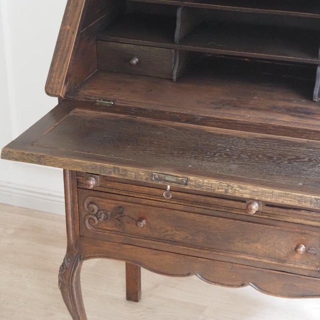 Antique French Louis XV Style Writing Desk, 1920s For Sale - Image 6 of 17
