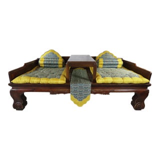 Late 19th Century Chinese Imperial Luohan Bed For Sale