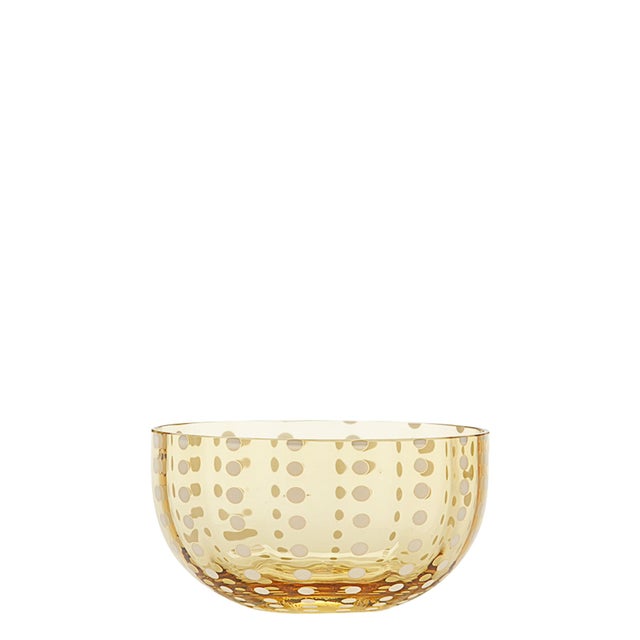 2020s Zafferano Perle Small Bowl (Set of 4) - Amber For Sale - Image 5 of 5
