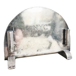 Vintage 1947 Silver Menu Holder From New York Central Railroad