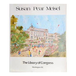 1980s "Library of Congress" Poster by Susan Pear Meisel For Sale