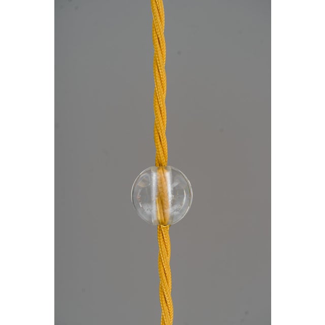 Art Deco Pendants with Opaline Glass Shades, Vienna, 1920s, Set of 2 For Sale - Image 12 of 15