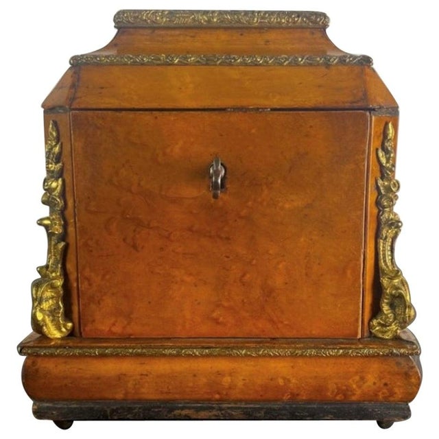 19th Century Restauration Wooden Box with Key, France, 1850s For Sale - Image 15 of 15