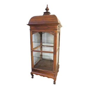 Early 20th Century Wooden Vitrine