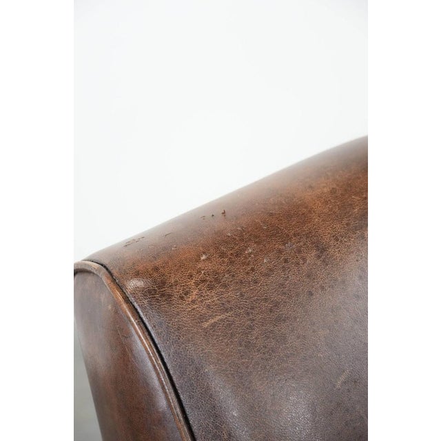 Club Chair in Sheepskin Leather For Sale - Image 13 of 16