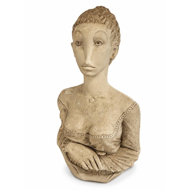 Plaster Sculpture by DLG Pablo Gargallo, 1970s For Sale - Image 9 of 9