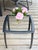 Metal 1990s Brown Jordan End Table Heavy Aluminum Glass Apron Attributed For Sale - Image 7 of 9