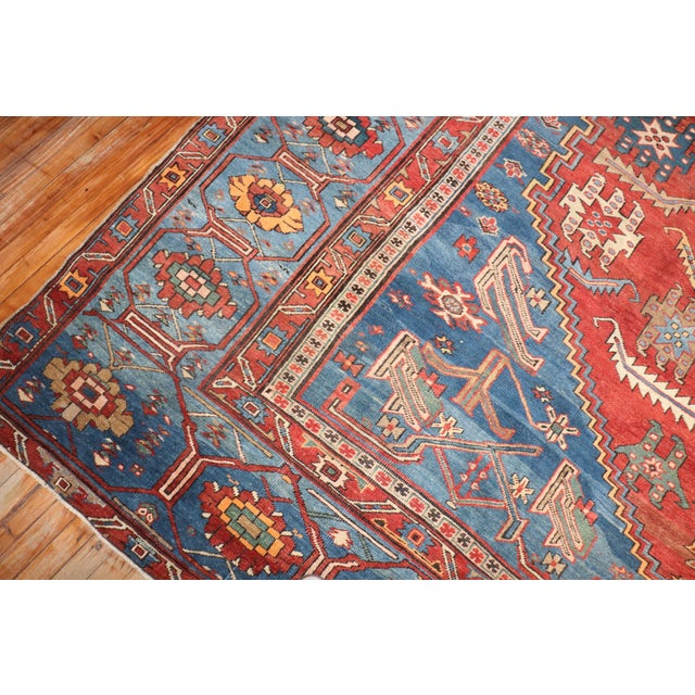 Early 20th Century Antique Oversize Tribal Persian Bakshaish Rug - 11'4" x 15'6" For Sale - Image 5 of 18