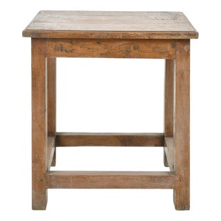 Square Solid Wood Coffee Table For Sale