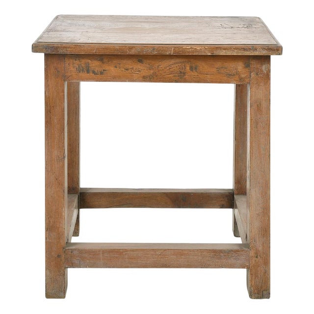 Square Solid Wood Coffee Table For Sale