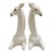 Fitz and Floyd 1970 Fitz & Floyd White Porcelain Giraffe Bookends - A Pair For Sale - Image 4 of 8