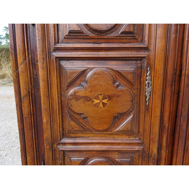 Louis XIII Walnut Armoire For Sale - Image 10 of 18