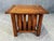 Late 20th Century Oak Mission Style Side Table For Sale In Raleigh - Image 6 of 11