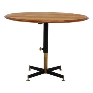 T5 Height-Adjustable Coffee Table by Ignazio Gardella for Azucena, Italy, 1949 For Sale