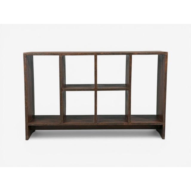 Pierre Jeanneret, 6-Hole File Rack or Bookcase, Teak, Chandigarh, 1960s For Sale In New York - Image 6 of 8