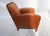1990s Leather Poete Armchair by McNamara & Hirschman For Sale - Image 4 of 16