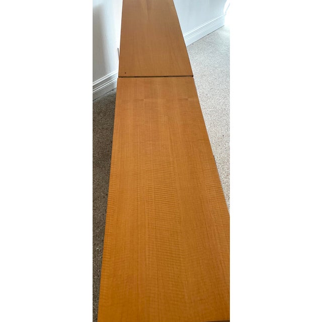 Vintage Custom Two Part Long Credenza For Sale - Image 9 of 12