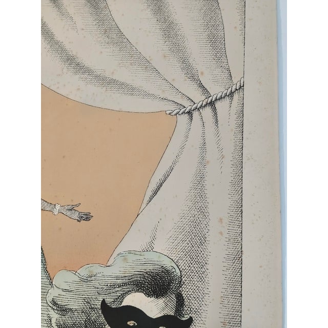 Paper Large Cartier Jewelers Poster by Pierre Le Tan, 1985 For Sale - Image 7 of 11
