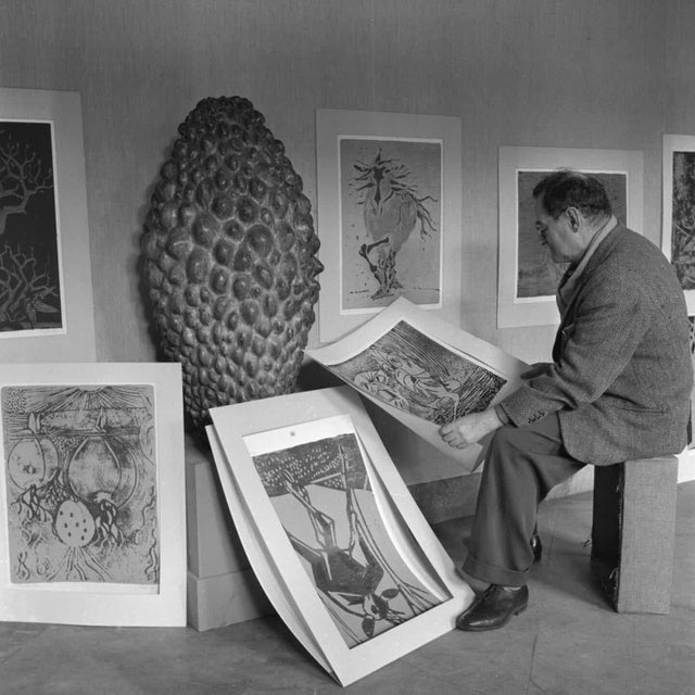 Axel Salto, Vase & Bowls, 1940s, Lithographic Prints, Set of 3 For Sale - Image 16 of 18