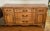 Brown 1960s Thomasville French Provincial Walnut Sideboard Buffet Credenza With Brass Hardware For Sale - Image 8 of 9