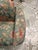 Art Deco Chairs in Floral Silk Fabric with Brass Base, 1940, Set of 2 For Sale - Image 3 of 17
