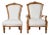 Lady and Gentleman Set of 19th Century Antique Chairs For Sale