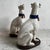 Large Italian Ceramic Greyhounds, 1950s, Set of 2, in Flawless conditions. Designed 1950 to 1959