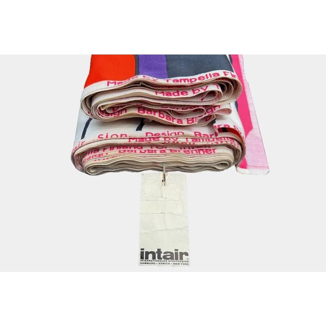 Cotton Panel by Barbara Brenner for Tampella Finland Intair Sion, Finland, 1969 For Sale - Image 15 of 16