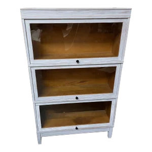Early 20th Century Globe Wernicke Blue Barrister Bookcase- 5 Pieces