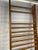 A-Nr. 2036 Retro Gymnastick Ladders +- 1960 high 264 cm. Brushed band lacquered. Dims; H= 264 cm. W= 100 cm. D= 18 cm....