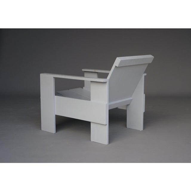 Plywood Crate Chair attributed to Gerrit Rietveld, 1970s For Sale - Image 9 of 10