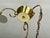 Trio (3) Mid-Century Hollywood Regency Pierced Brass Cluster Pendant Chandelier $4,500 For Sale - Image 16 of 18