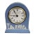 Vintage English Blue Jasperware Neoclassical Wedgewood Shelf Desk Clock For Sale